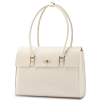 HKM-313363 Waterproof PU Leather Laptop Tote Bag for 15.6 Inch Laptops - Stylish Office Handbag and Messenger Bag