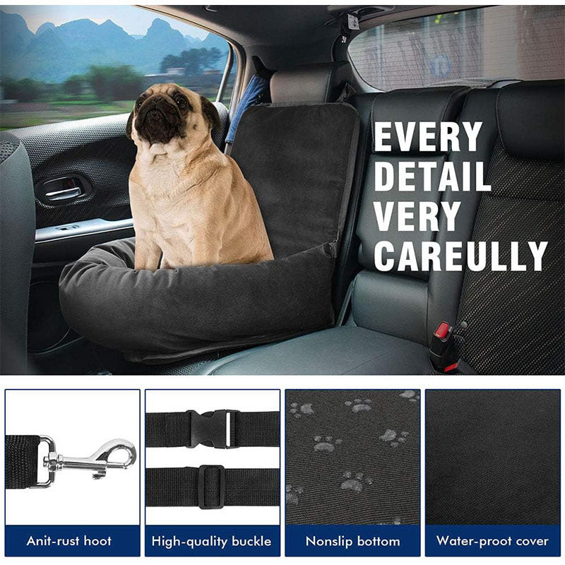 HKM-3134269 Breathable Pet Car Hanging Bag with Waterproof Cushion for Dog Comfort and Safety