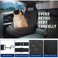 HKM-3134269 Breathable Pet Car Hanging Bag with Waterproof Cushion for Dog Comfort and Safety