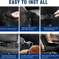 HKM-3134269 Breathable Pet Car Hanging Bag with Waterproof Cushion for Dog Comfort and Safety