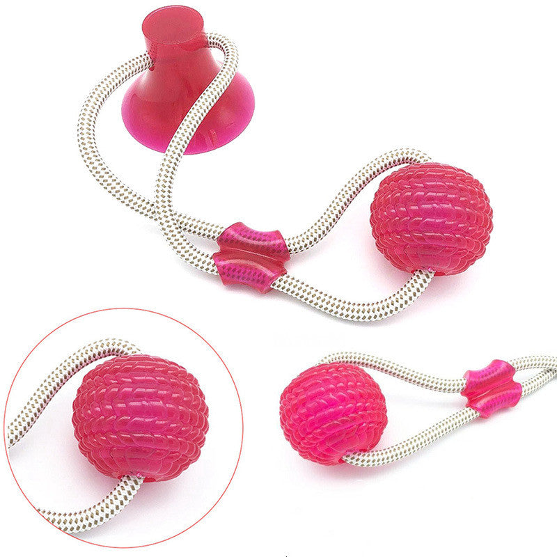 HKM-3136061 Durable Rubber Molar Toy for Dogs - Interactive Nibble Chew Accessory