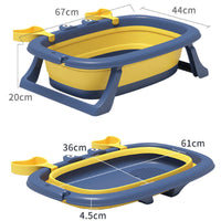 HKM-3136701 Portable Foldable Pet Tub for Cats and Small Dogs Under 20 Pounds - Durable and Easy to Clean