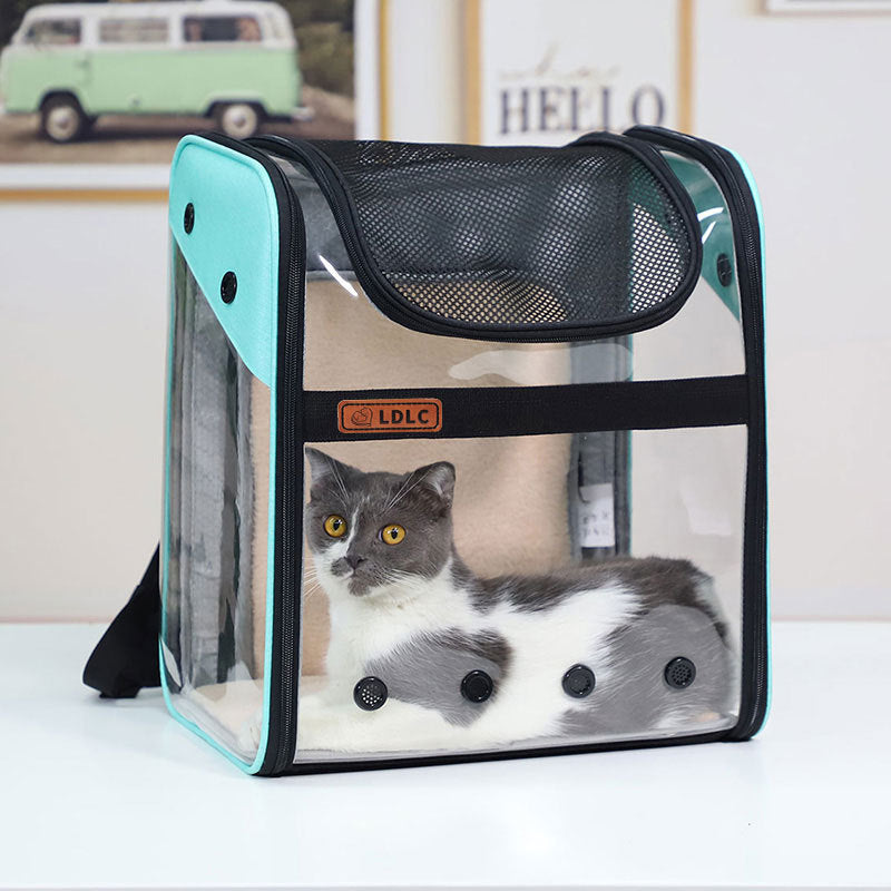 HKM-3137469 Portable Oxford Space Bag for Pets Up to 20 Jin - Breathable and Moderately Hard Storage Solution
