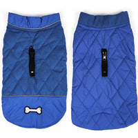 HKM-3139645 Double-Sided Waterproof Dog Jacket with Adjustable Closures and Leash Openings