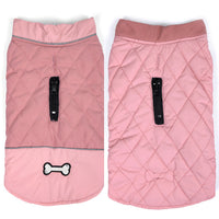 HKM-3139645 Double-Sided Waterproof Dog Jacket with Adjustable Closures and Leash Openings