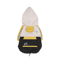 HKM-3139773 Waterproof Anti-Fouling Pet Jacket in Yellow, Rose Red, and Mint Green