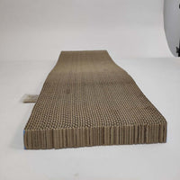 HKM-3141181 Oversized Wavy Cat Scratching Post for Fun and Exercise