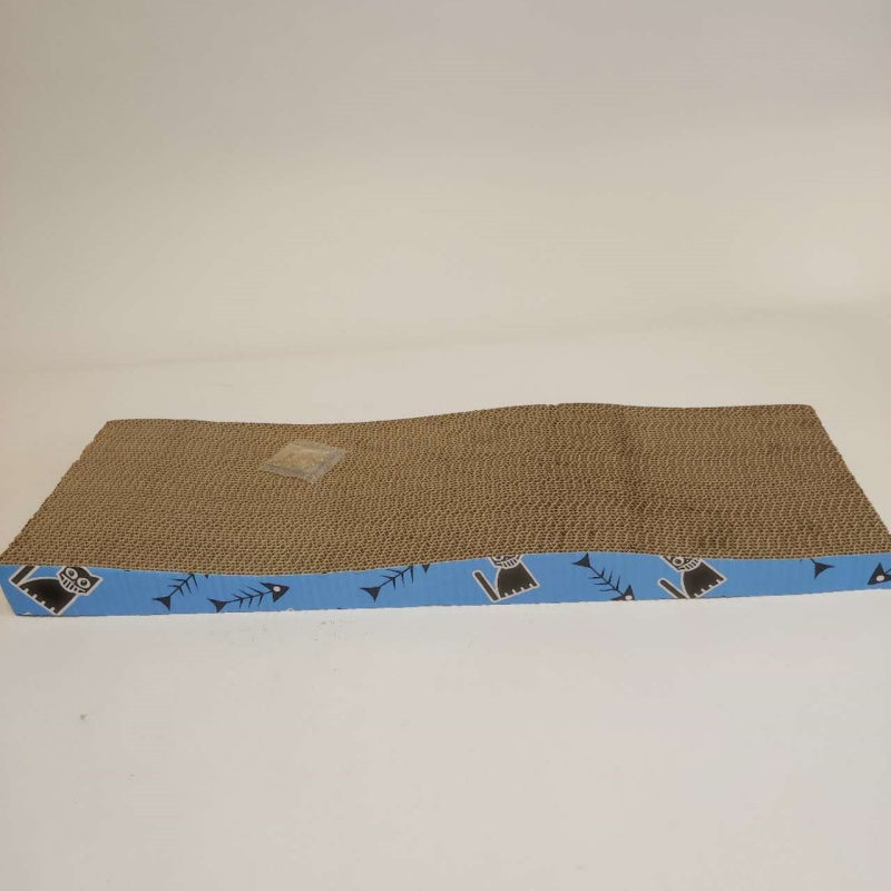 HKM-3141181 Oversized Wavy Cat Scratching Post for Fun and Exercise