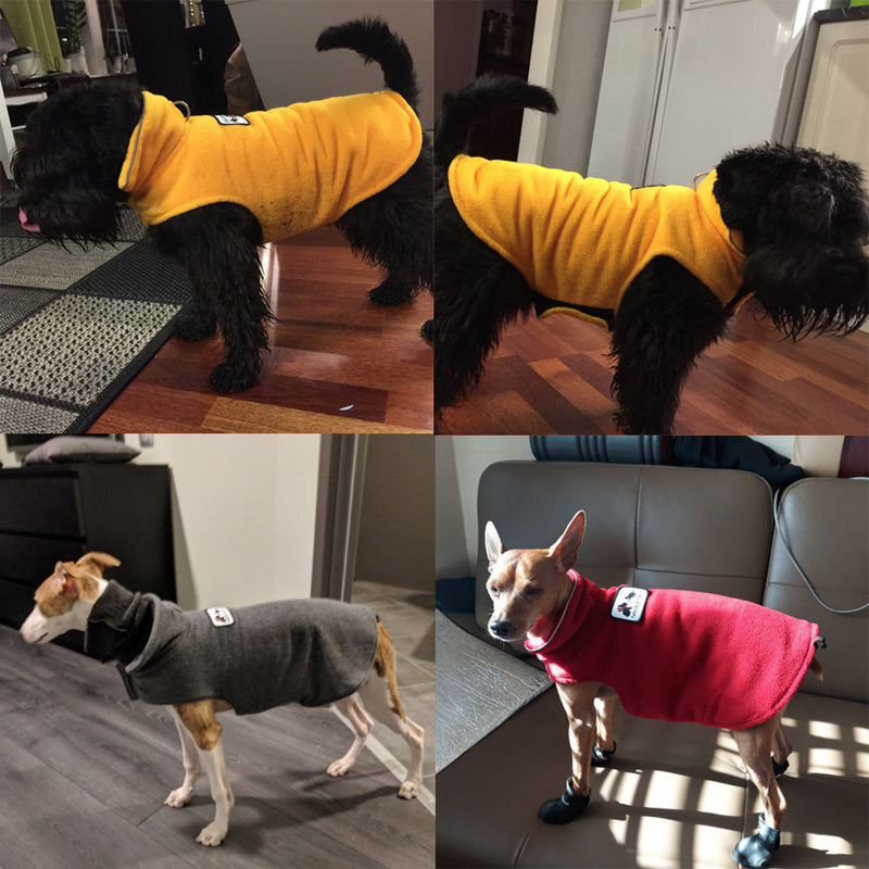 HKM-3141565 Thickened Polar Fleece Double-Sided Vest for Dogs - Autumn and Winter Pet Clothing