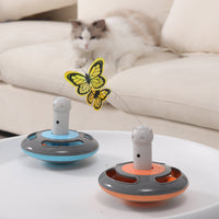 HKM-3141821 Electric Rotating Butterfly Cat Toy for Interactive Play and Entertainment