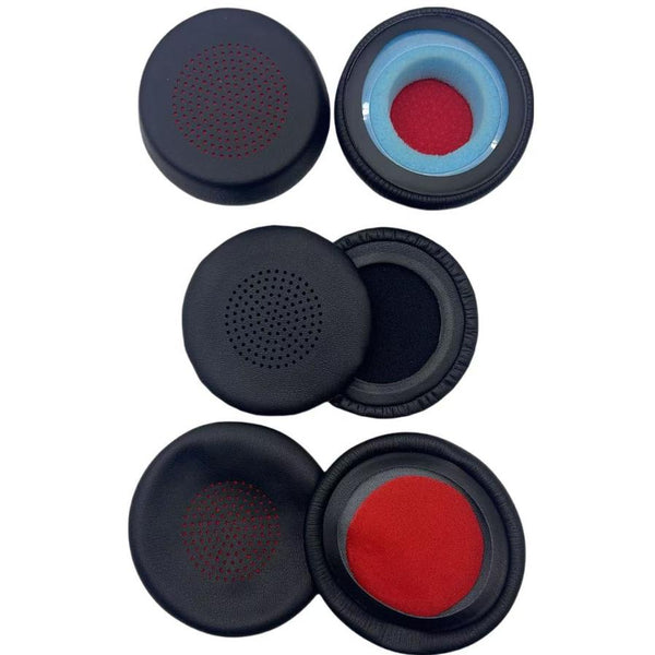 HKM-314195 Earphone Sleeves Foam Covers for Qiteli B825 with Black Mesh and Red Sponge Options
