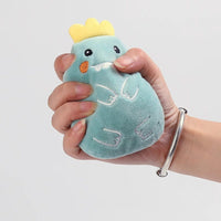 HKM-3142461 Catnip Chewing Plush Toy for Cats - Interactive Teeth Grinding and Vocal Toy - 11x8x4.5cm