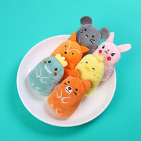 HKM-3142461 Catnip Chewing Plush Toy for Cats - Interactive Teeth Grinding and Vocal Toy - 11x8x4.5cm