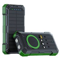 HKM-314323 Outdoor Waterproof Solar Power Bank 20000mAh with Fast Charging Portable Charger for Mobile Devices