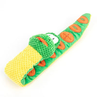 HKM-314323 Squeaky Snake Snuffle Toy for Dogs - Interactive Puzzle Training Mat for Foraging and Chewing Activities