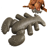 HKM-3143613 Wood Color Dog Molar Dropping Ball Toy - Durable Plastic Teeth Grinding Accessory