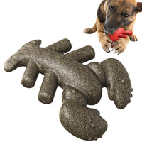 HKM-3143613 Wood Color Dog Molar Dropping Ball Toy - Durable Plastic Teeth Grinding Accessory