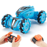 HKM-314387 Remote Control Stunt Twist Car with Lights and Music - 1:18 Scale Off-Road Climbing Vehicle, Indoor-Outdoor Fun
