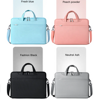 HKM-314515 Custom Logo Laptop Briefcase - Waterproof Polyester Business Computer Bag for Men