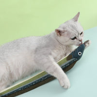 HKM-3145789 Canvas Cat Toy Set - Simulation Mint Fish Teaser for Dental Care, Assorted Styles
