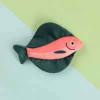 HKM-3145789 Canvas Cat Toy Set - Simulation Mint Fish Teaser for Dental Care, Assorted Styles