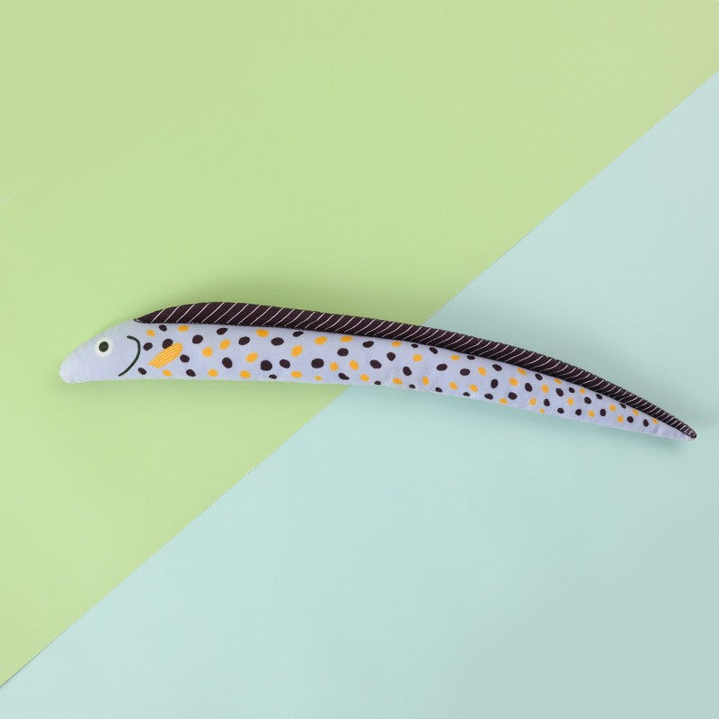 HKM-3145789 Canvas Cat Toy Set - Simulation Mint Fish Teaser for Dental Care, Assorted Styles