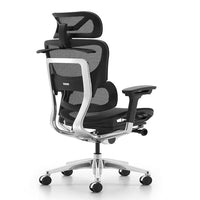 HKM-314579 Ergonomic Full Mesh Office Computer Chair with Swivel Design and Comfortable Leather Accents