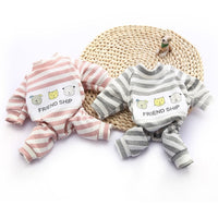 HKM-3147581 Soft and Comfortable Dog Pajamas for Small Dogs - Casual Clothing in Pink and Gray
