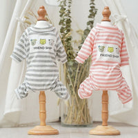 HKM-3147581 Soft and Comfortable Dog Pajamas for Small Dogs - Casual Clothing in Pink and Gray