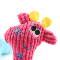 HKM-3148221 Soft Plush Deer Dog Toy with Sound and Corn Grain Texture for Dogs and Cats