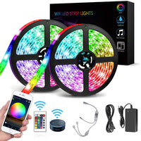 HKM-314963 Smart Wi-Fi LED Strip Light Controller with 5050 RGB Waterproof and Voice Control