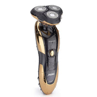 HKM-315027 Jinding RQ1150 Ergonomic Three-Head Electric Shaver with Quick Recharge and Washable Blades