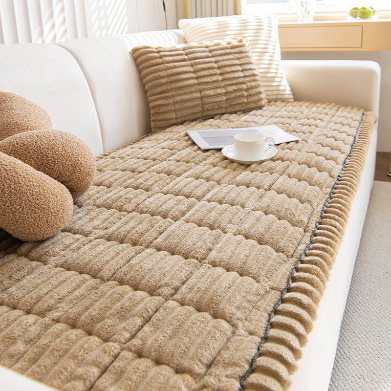 HKM-315027 Plush Non-slip Cushion for Autumn and Winter in Tranquility Colors