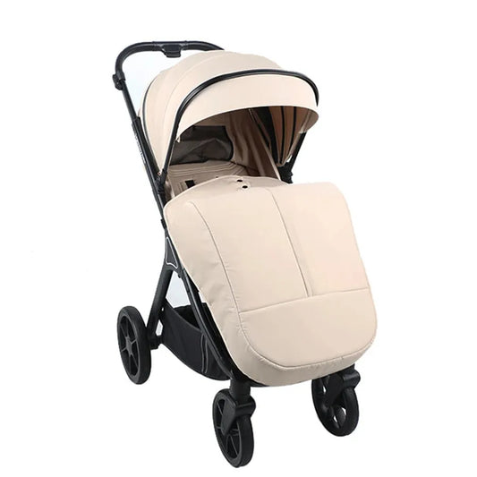 HKM-315155 Compact 3-in-1 Foldable Travel Stroller for Kids Over 3 Years with One-Foot Brake and Five-Point Safety Harness