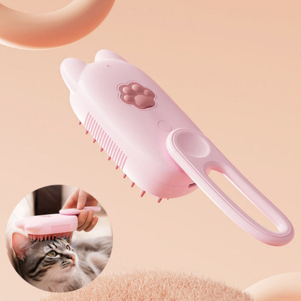 HKM-3152317 Rotating Pet Grooming Brush for Cats and Dogs - Wash-Free Hair Care Tool