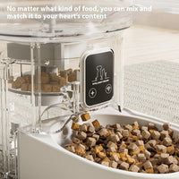 HKM-3152573 Automatic Pet Feeder with 4L Capacity - Smart WIFI and Basic Style Options in White and Black