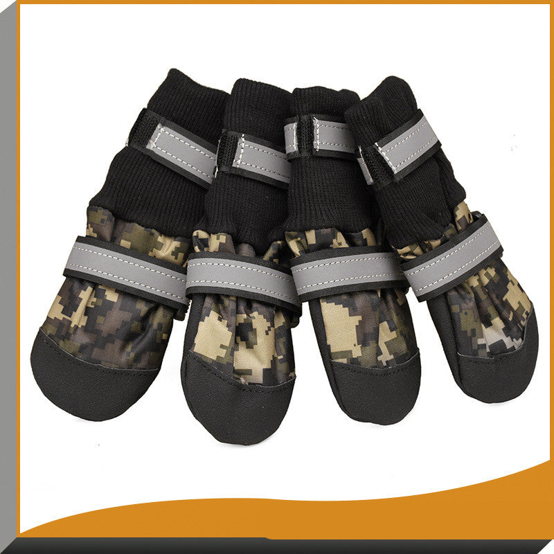 HKM-3153341 Waterproof Medium-Height Dog Walking Shoes for Indoor and Outdoor Use