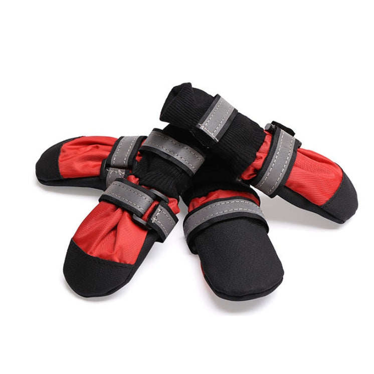 HKM-3153341 Waterproof Medium-Height Dog Walking Shoes for Indoor and Outdoor Use