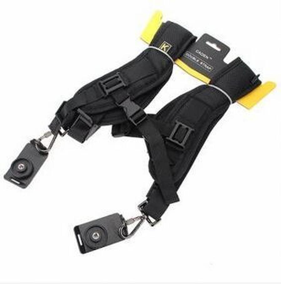 HKM-315347 Dual-Camera Ergonomic Sling Strap for SLR Photography