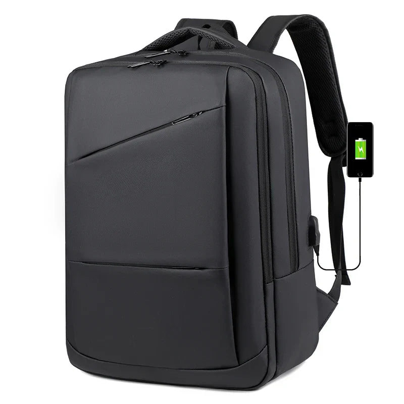 HKM-315347 Professional Padded Laptop Backpack with Custom Logo Embroidery for Business Use
