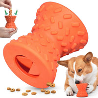 HKM-3153981 Durable Interactive Treat Dispensing Dog Toy - Tough Natural Rubber Chew Bone for Aggressive Chewers