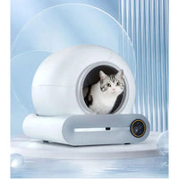 HKM-315411 Smart Self-Cleaning Cat Litter Box with Anti-Bacterial Function and Sealing System