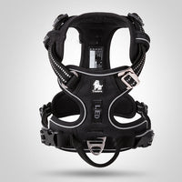HKM-3155773 Adjustable Nylon Dog Harness with Traction Rope for Small to Large Dogs - Multiple Colors Available
