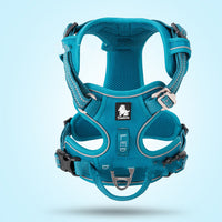 HKM-3155773 Adjustable Nylon Dog Harness with Traction Rope for Small to Large Dogs - Multiple Colors Available