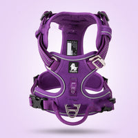 HKM-3155773 Adjustable Nylon Dog Harness with Traction Rope for Small to Large Dogs - Multiple Colors Available