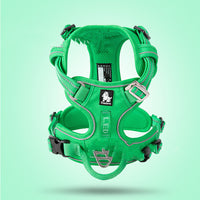 HKM-3155773 Adjustable Nylon Dog Harness with Traction Rope for Small to Large Dogs - Multiple Colors Available