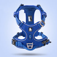 HKM-3155773 Adjustable Nylon Dog Harness with Traction Rope for Small to Large Dogs - Multiple Colors Available