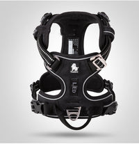HKM-3155773 Adjustable Nylon Dog Harness with Traction Rope for Small to Large Dogs - Multiple Colors Available