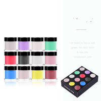 HKM-315603 Crystal Nail Sequins Set - 12, 18, or 24 Color Options, 230g Pack