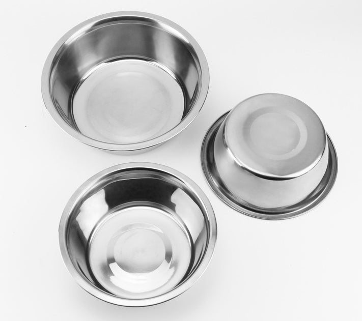 HKM-3156669 Customized Stainless Steel Dog Bowls in Various Sizes ¨C Pet Feeding Tanks
